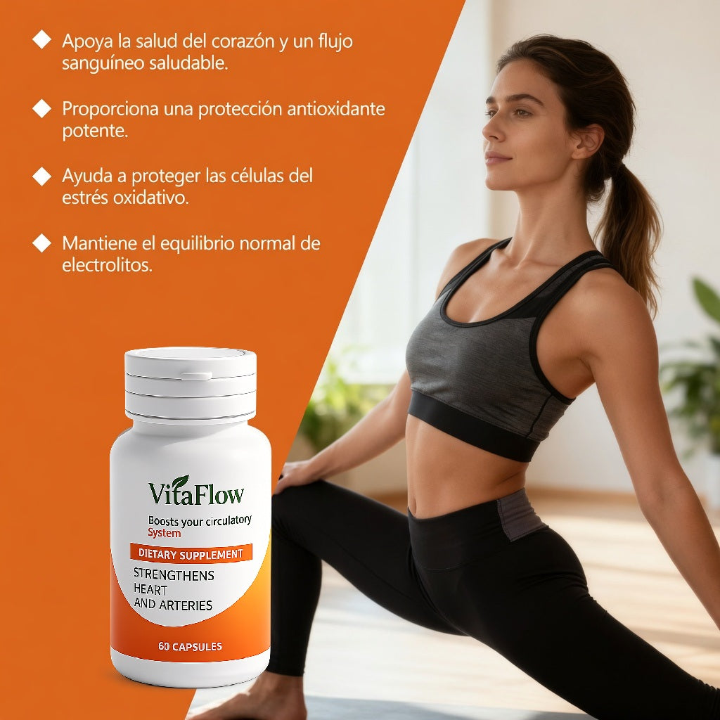 VitaFlow™ | Apoya tu circulación y siente tu cuerpo más liviano