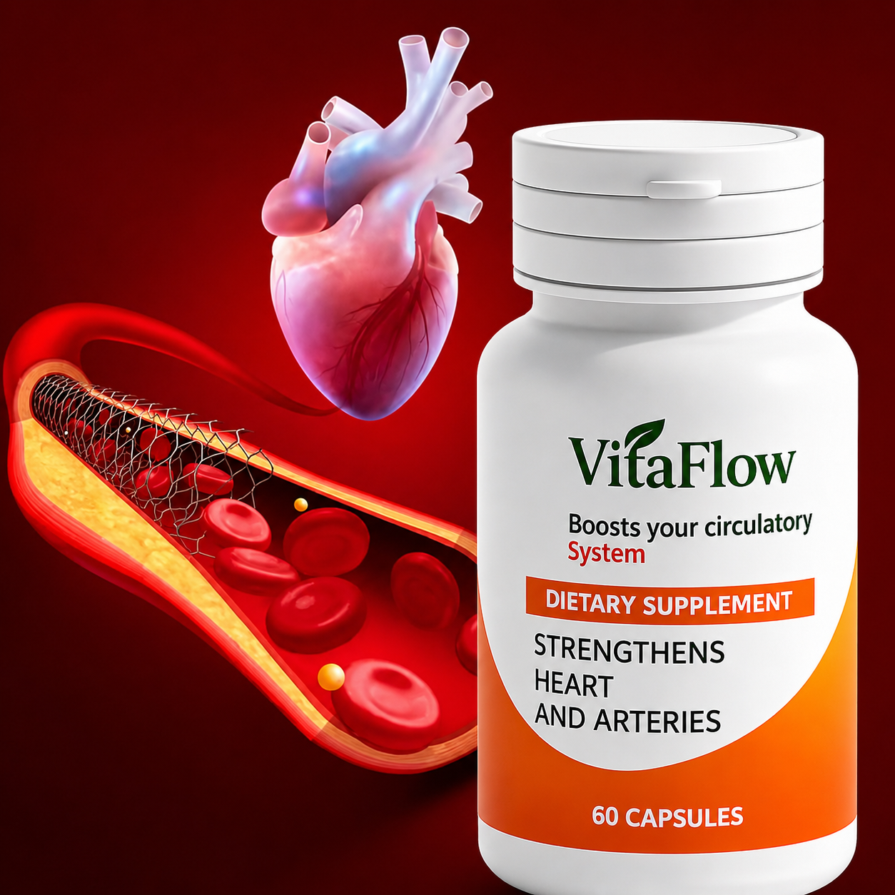 VitaFlow™ | Disuelve los depósitos arteriales y restaura las erecciones naturales en solo 14 días.