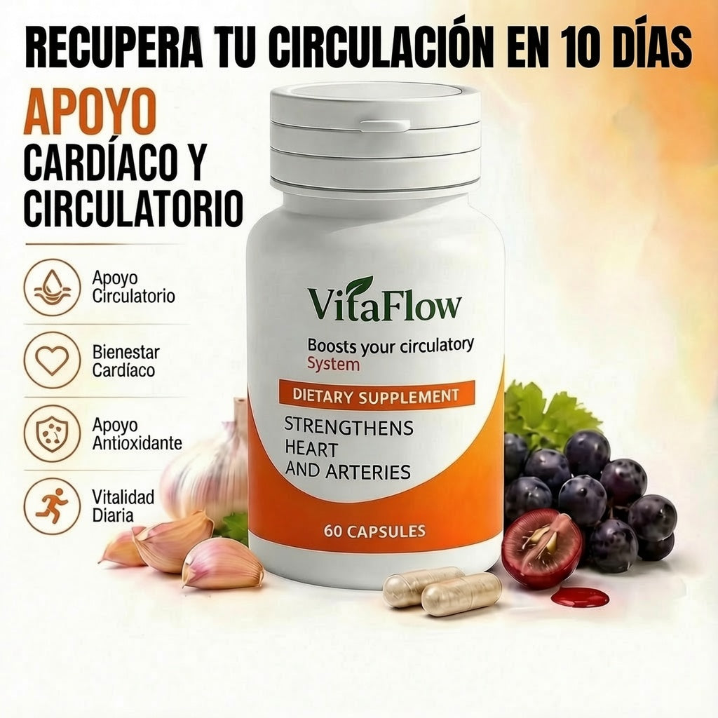 VitaFlow™ | Apoya tu circulación y siente tu cuerpo más liviano