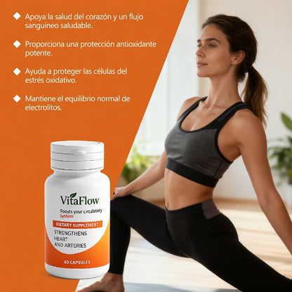 VitaFlow™ | Apoya tu circulación y siente tu cuerpo más liviano