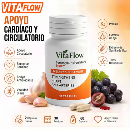 VitaFlow™ | Apoya tu circulación y siente tu cuerpo más liviano