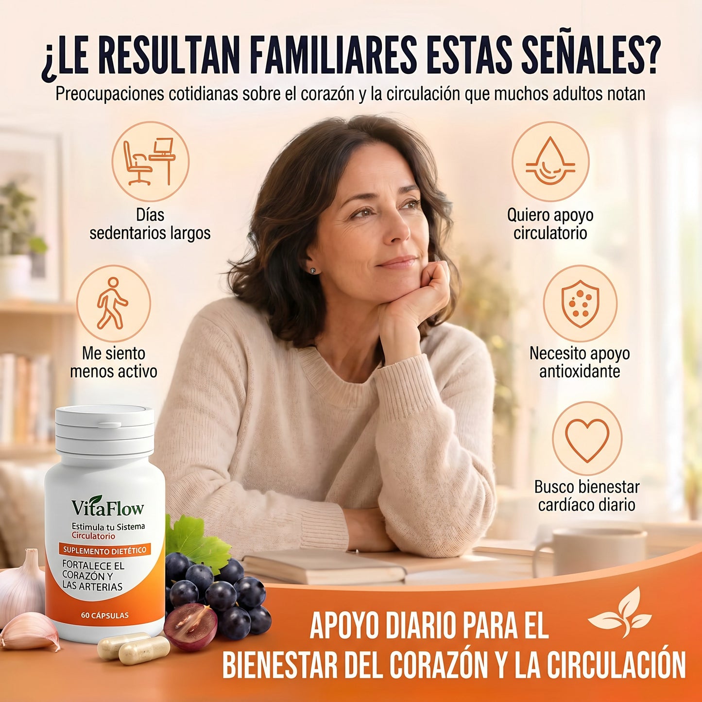 VitaFlow™ | Apoya tu circulación y siente tu cuerpo más liviano